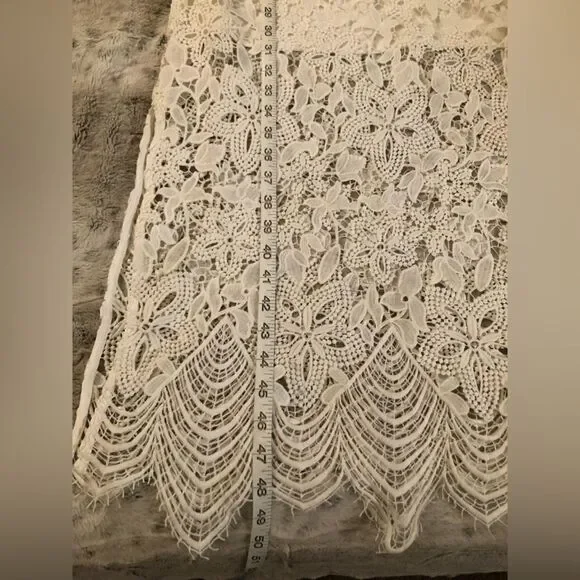 𝅺: : DARK PINK (ASOS) Formal Lace Dress : : - Picture 8 of 14